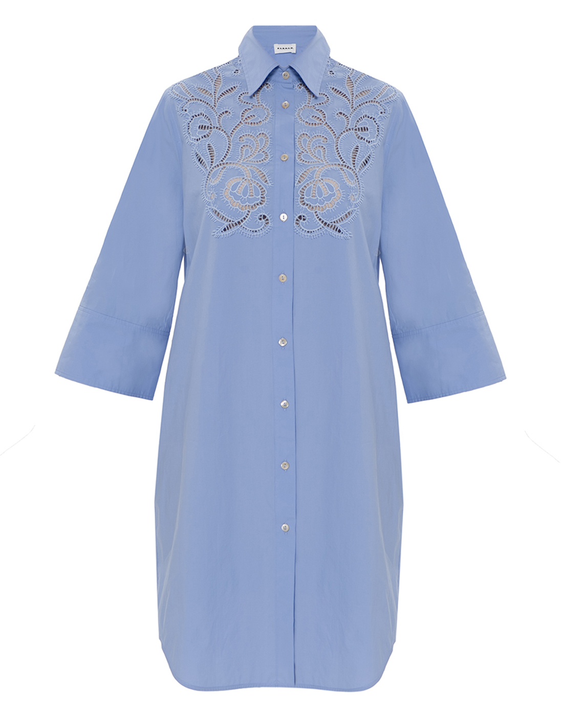 Платье голубое женское P.A.R.O.S.H. SCANYOX24/D725330/078-1