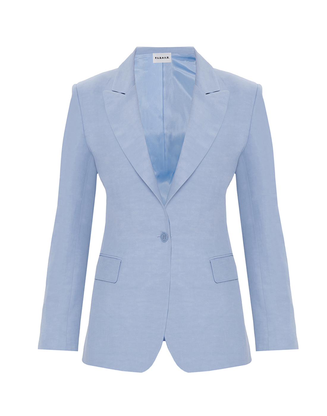 Піджак блакитний жіночий-1