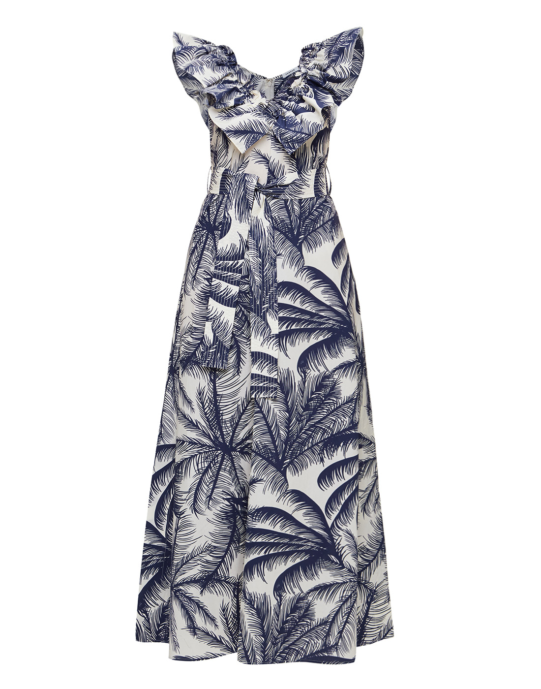 Женское платье с узором P.A.R.O.S.H. SCORONILLA/D724119/812-1