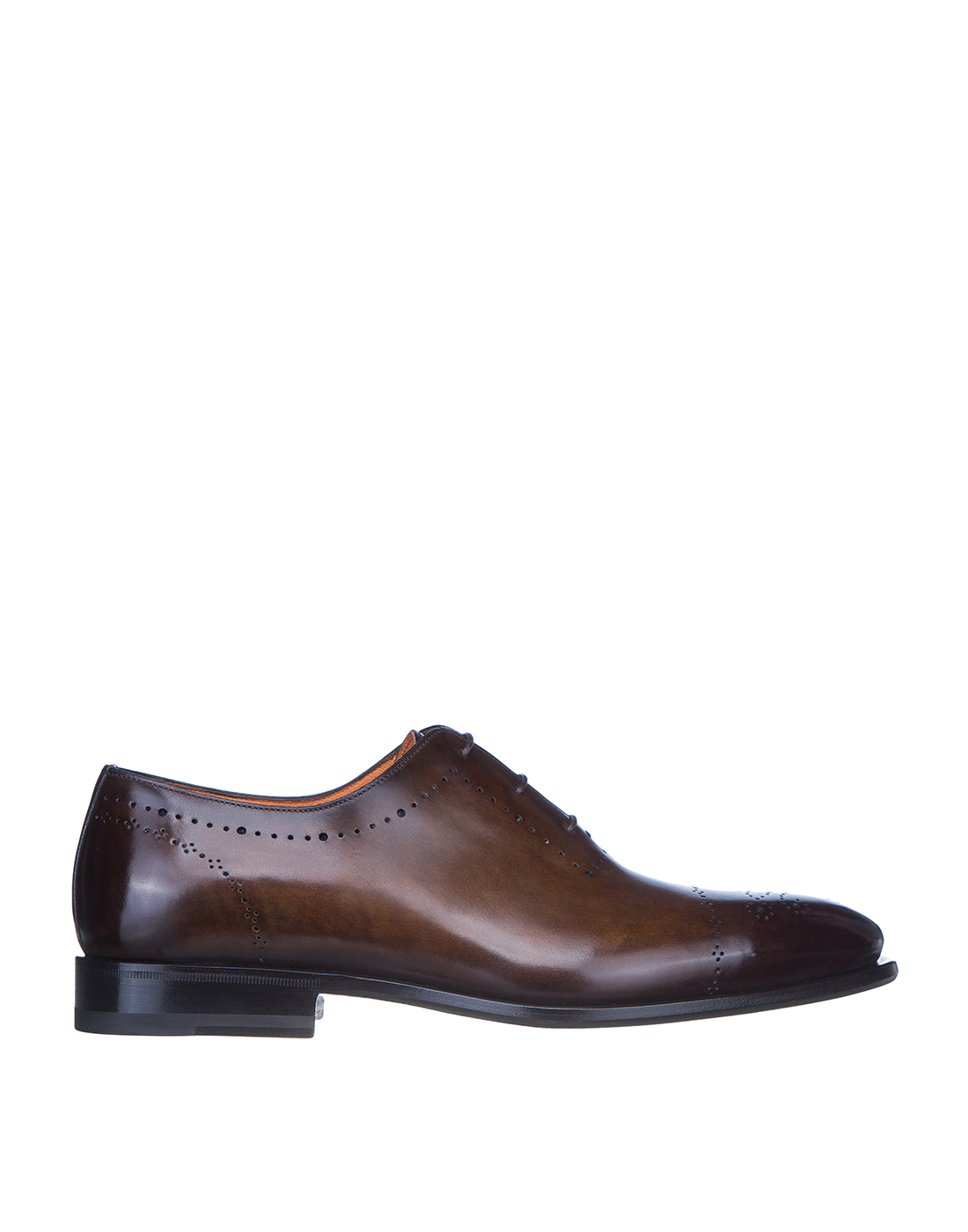 Туфли коричневые мужские  Santoni SMCLG17029BB1IBSVT62-1