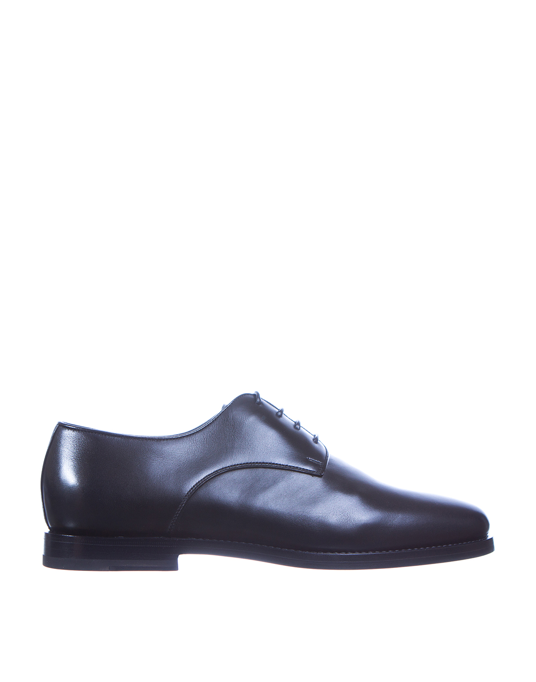 Туфли черные мужские Santoni SMCNG17752SB3EVRTN01-1