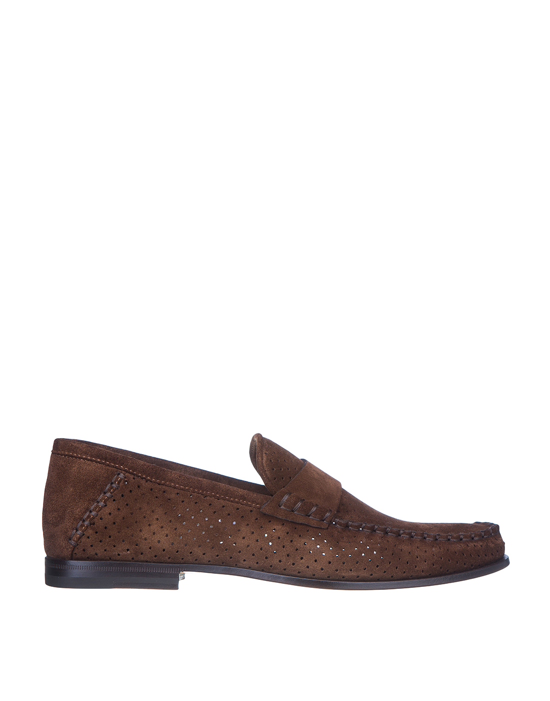 Туфли коричневые замшевые мужские  Santoni SMCPG15540LA5SRVLM62-1