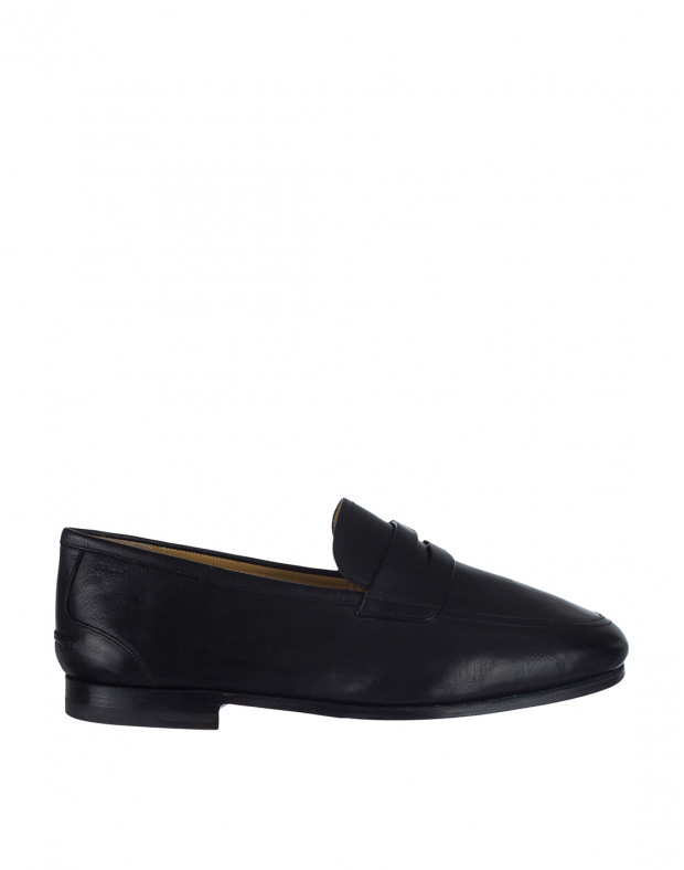 Лоферы чёрные мужские