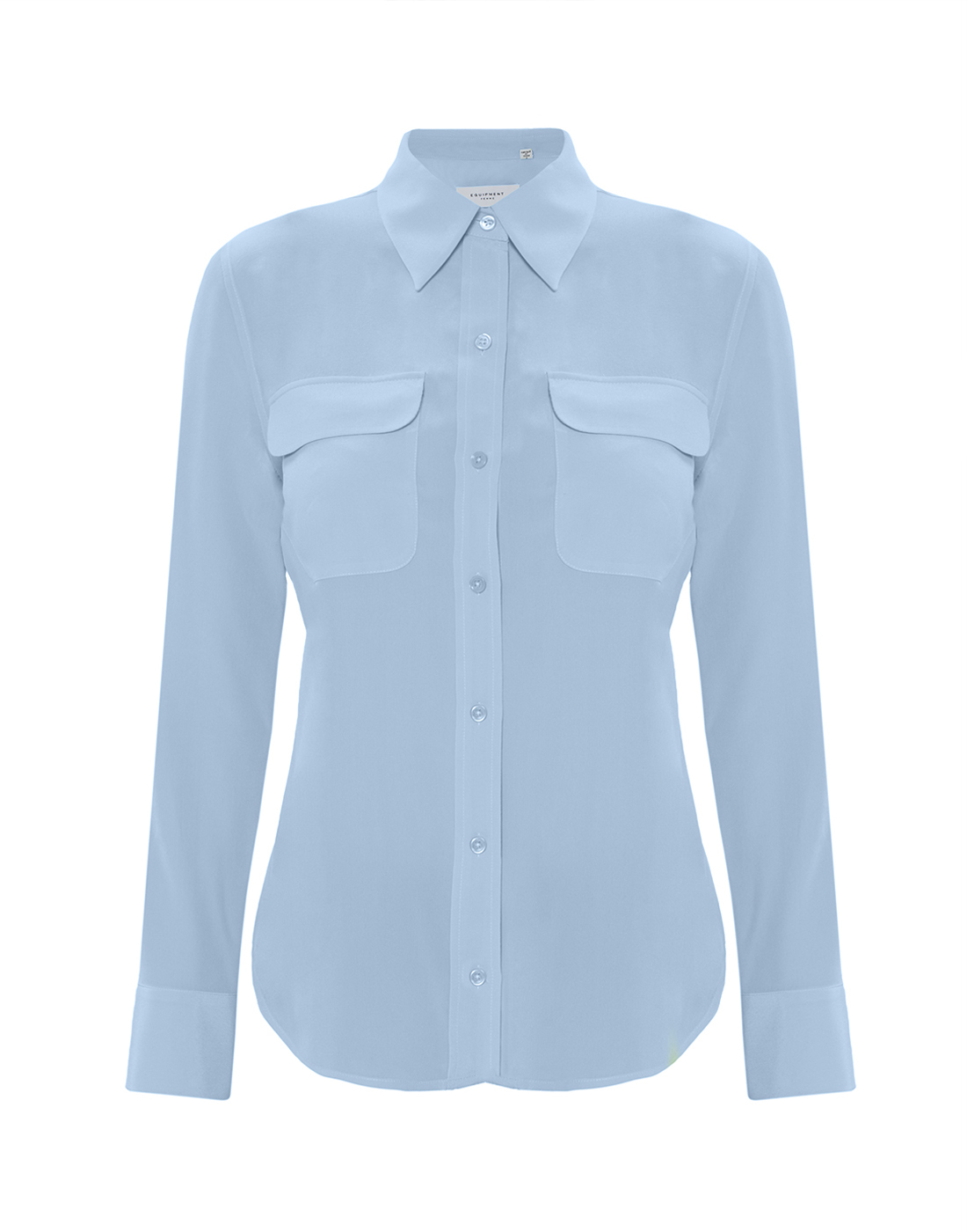 Блуза блакитна жіноча-1