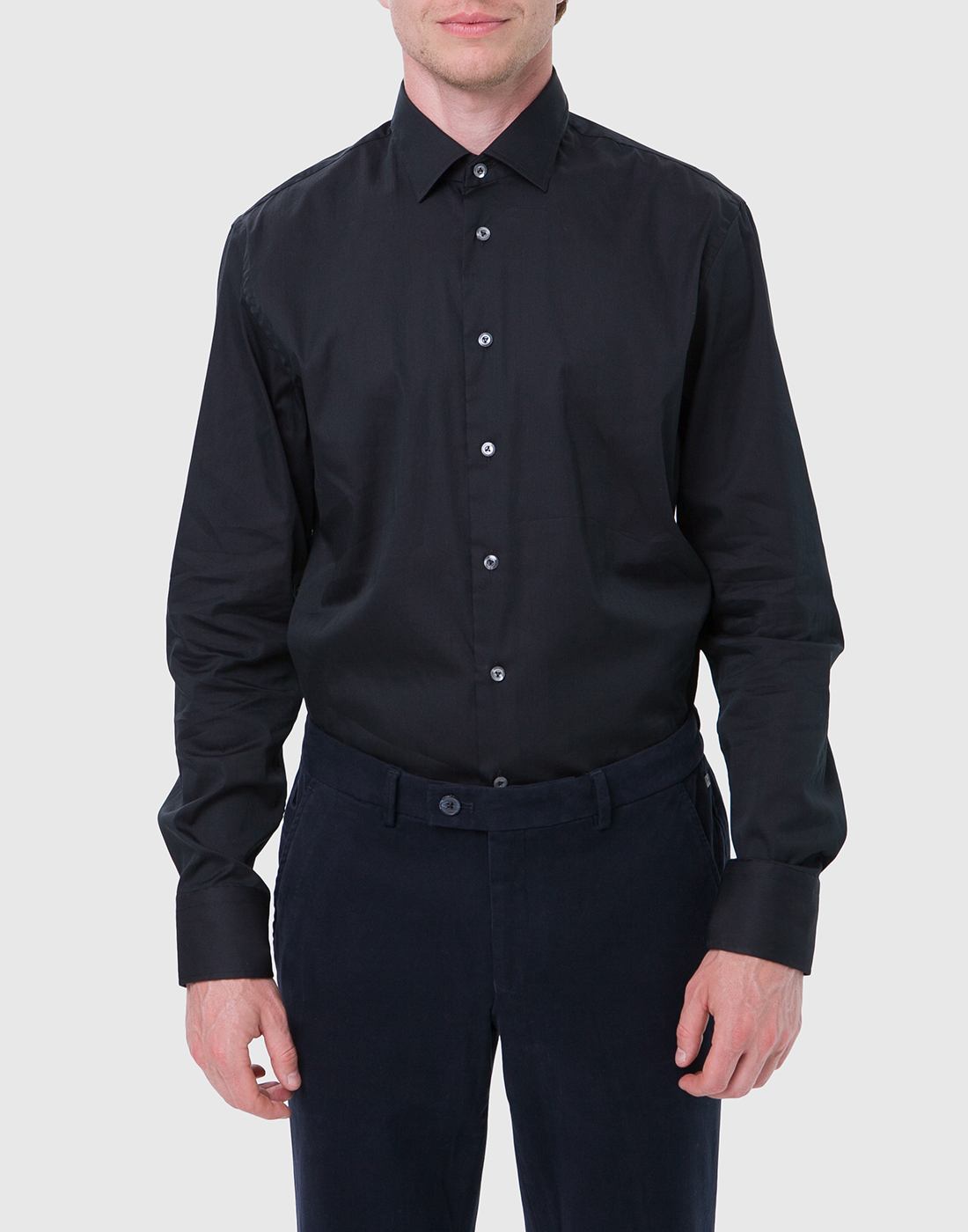 Чорна чоловіча сорочка від Van Laack