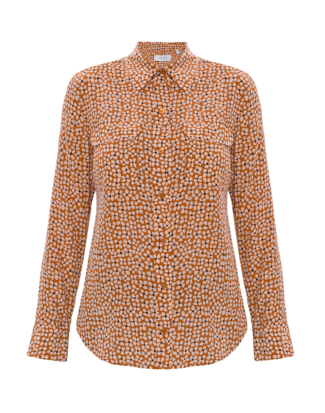 Блуза коричневая женская EQUIPMENT STE231A0074-1