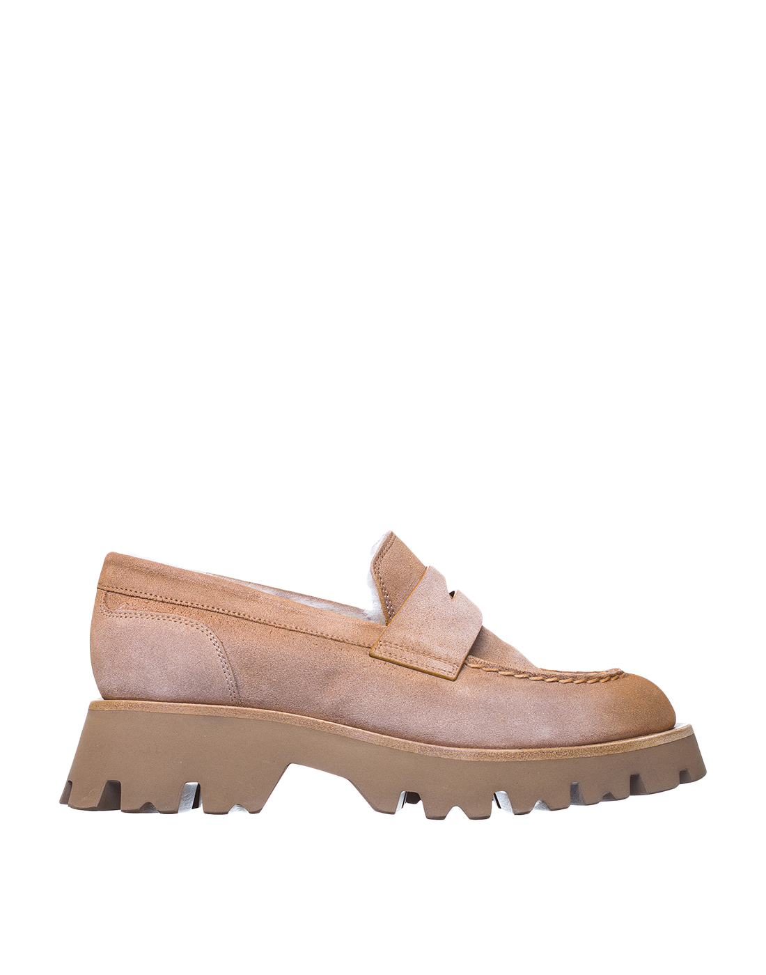 Туфли коричневые женские Santoni SWUFR70735GOMAHSYE70-1