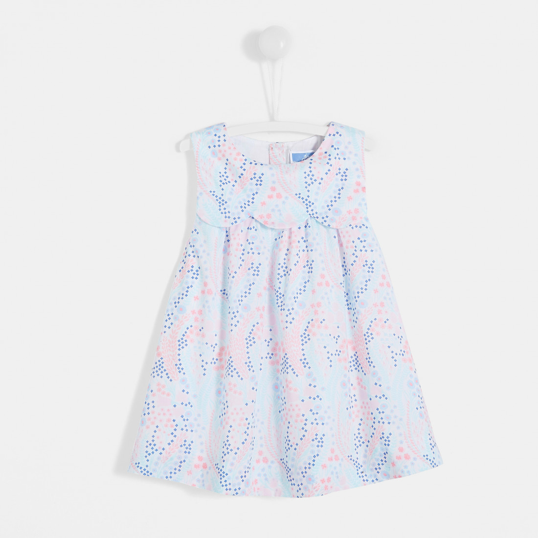 Сукня для дівчинки з тканини Liberty у квітах-1