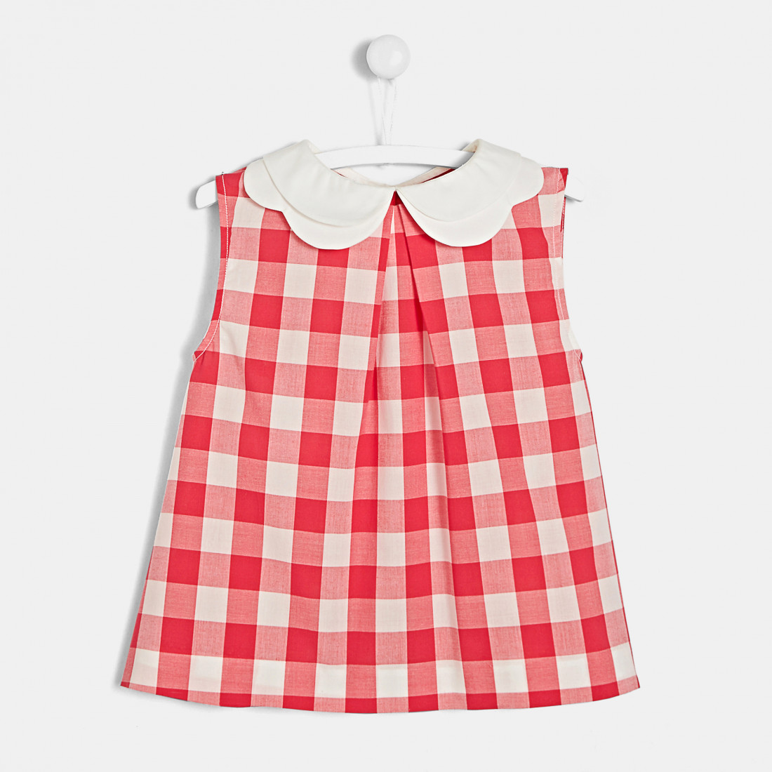 Ситцева блуза для дівчинки-1