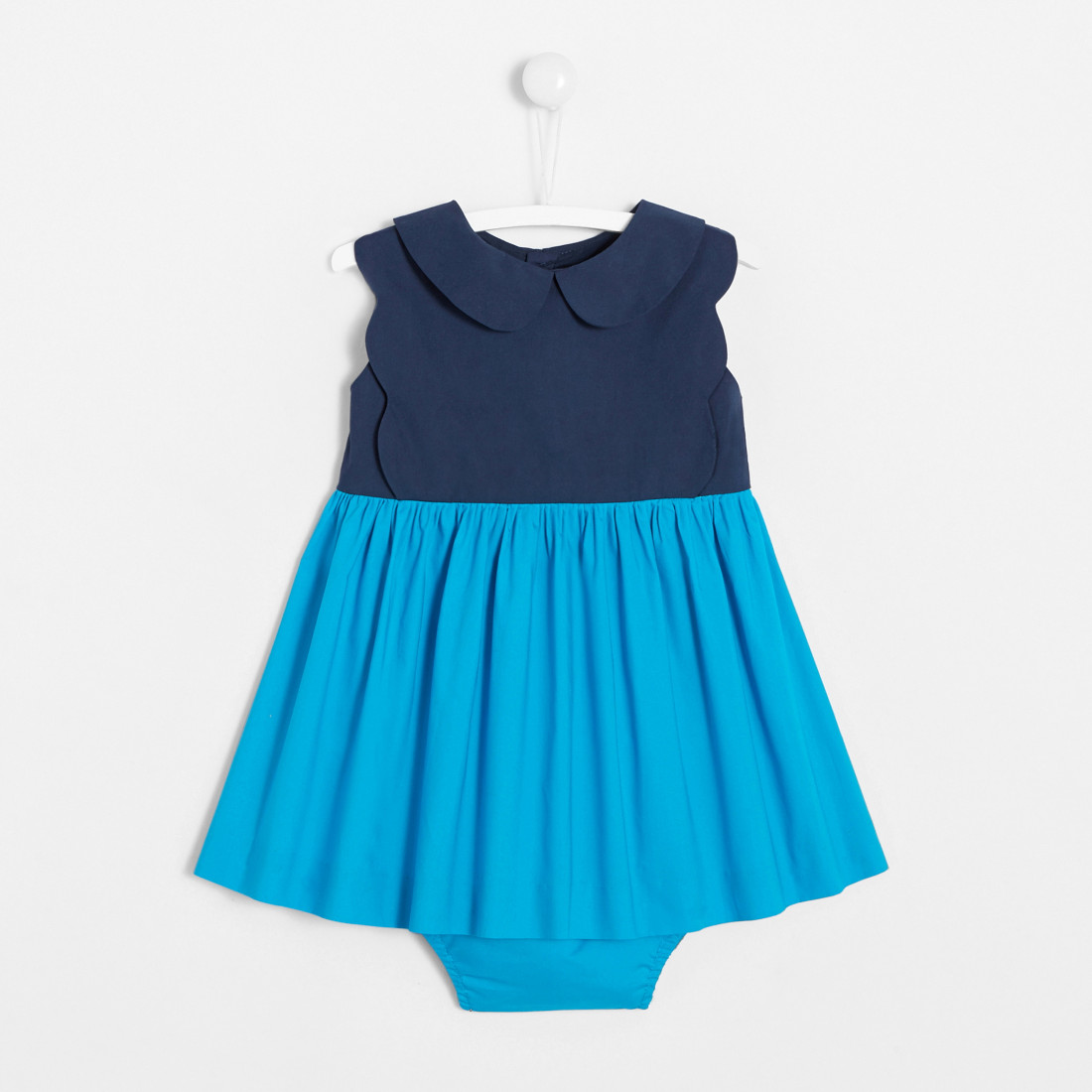 Двухцветное платье для девочки Jacadi JC2021653/0128-1