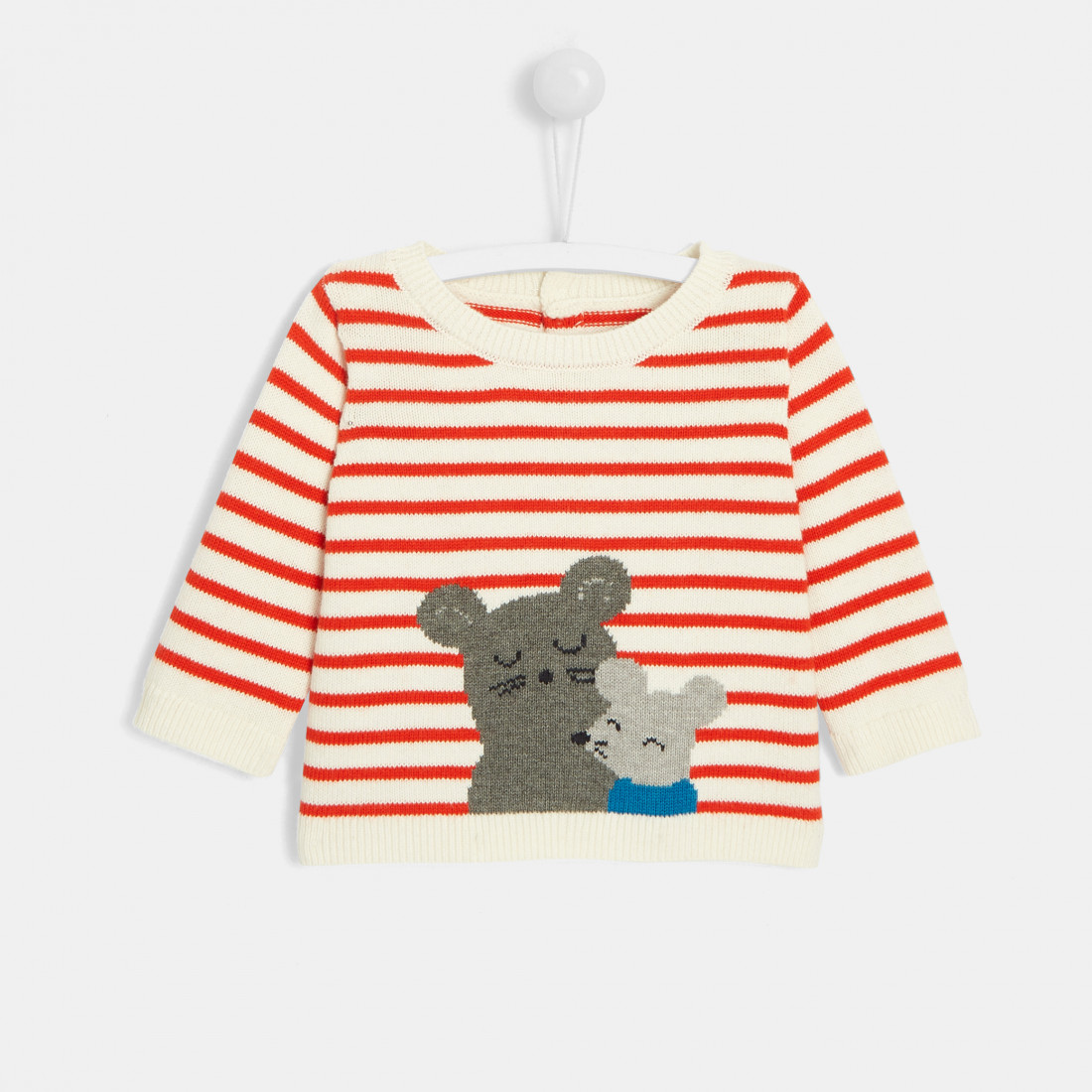 В'язаний светр у морському стилі для хлопчика-1