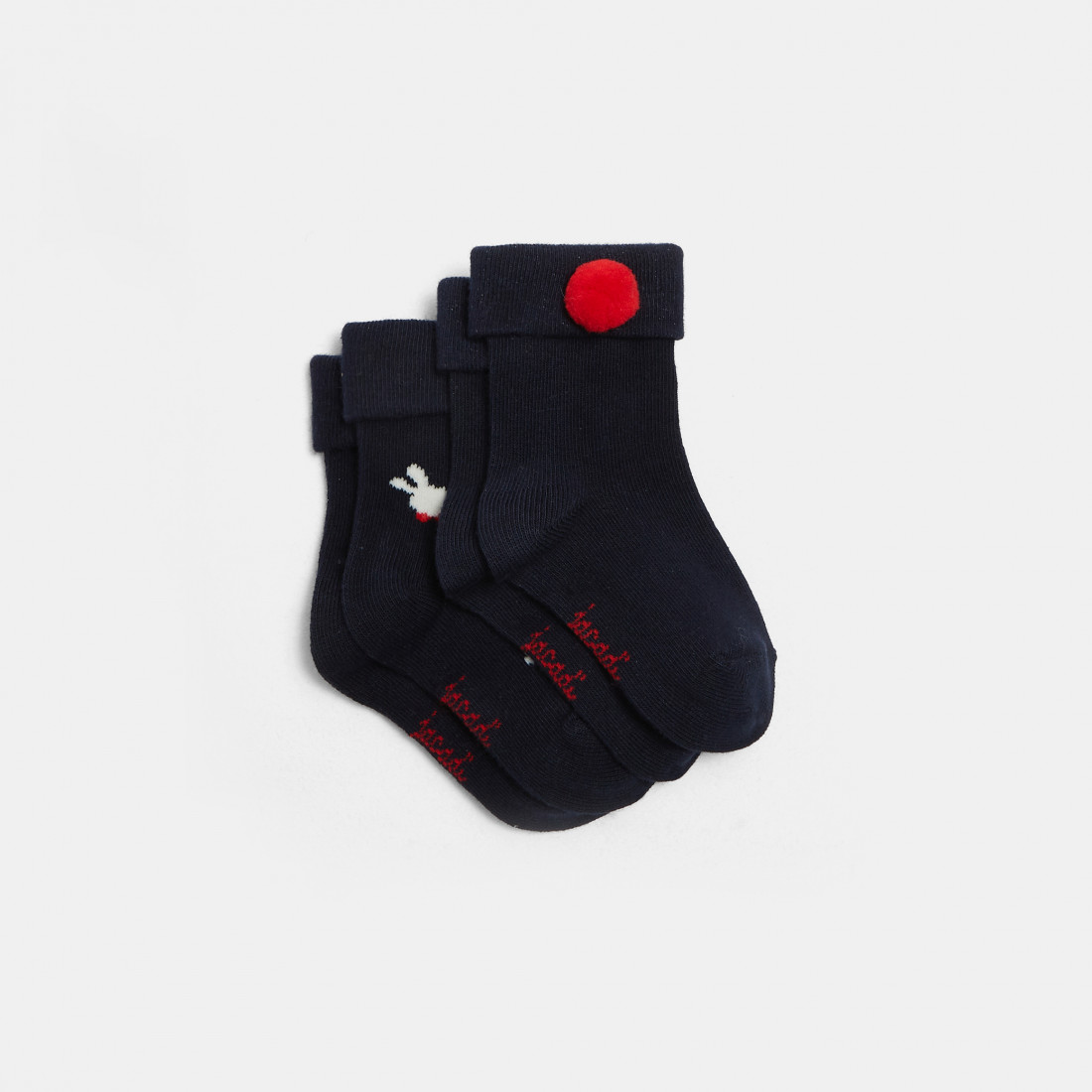 Комплект носков для девочки 2 штуки Jacadi JC2024120/0123-1