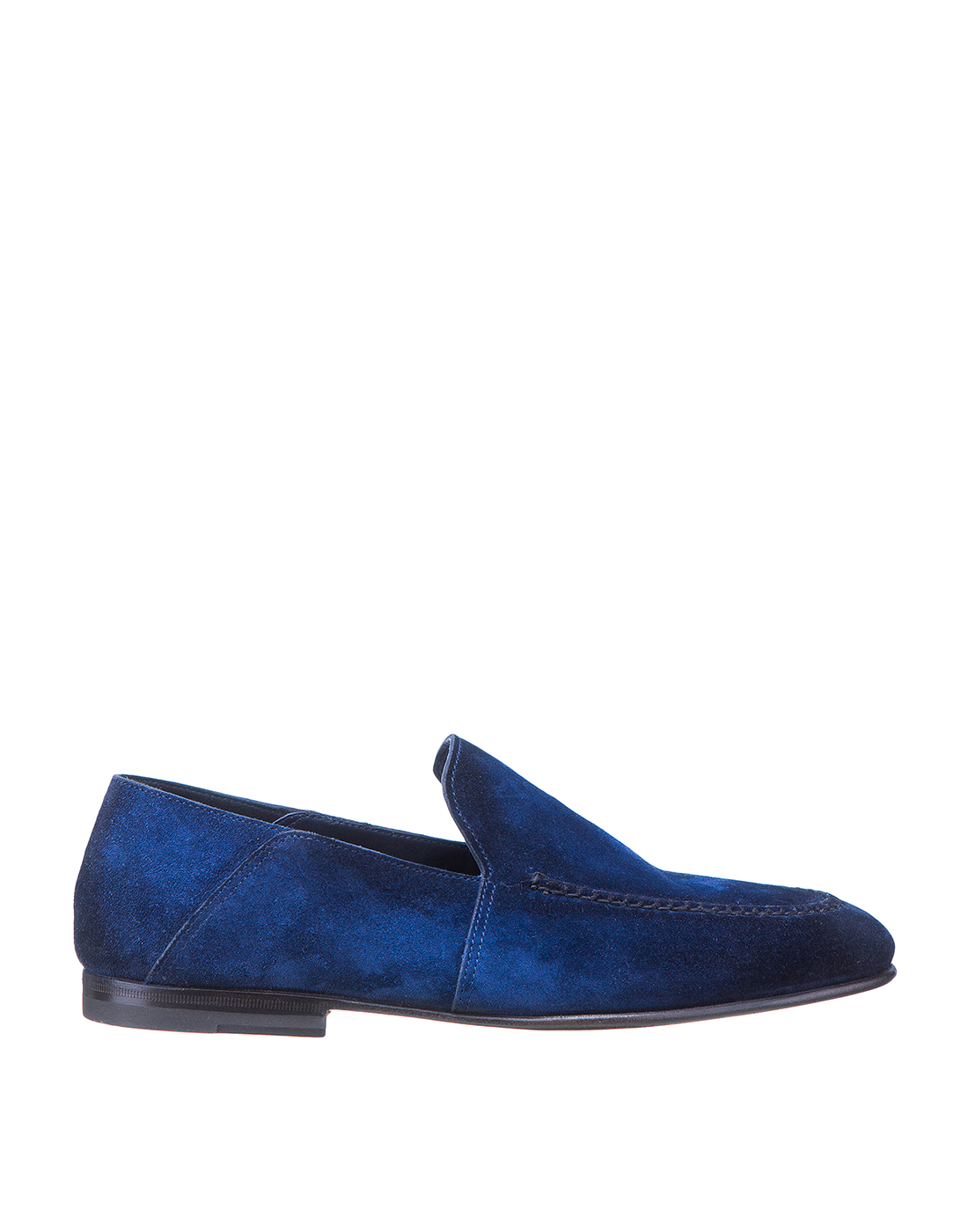 Туфли синие замшевые мужские Santoni SMCNC16048SA3SRVLU43-1
