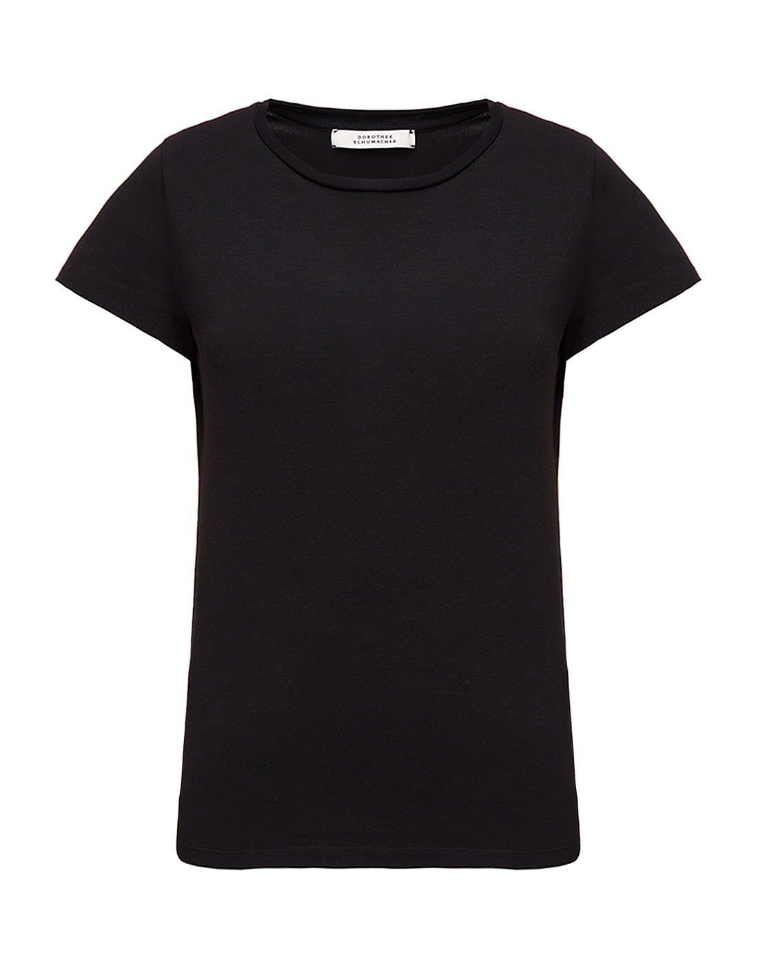 Женская черная футболка Dorothee Schumacher S523301/999-1