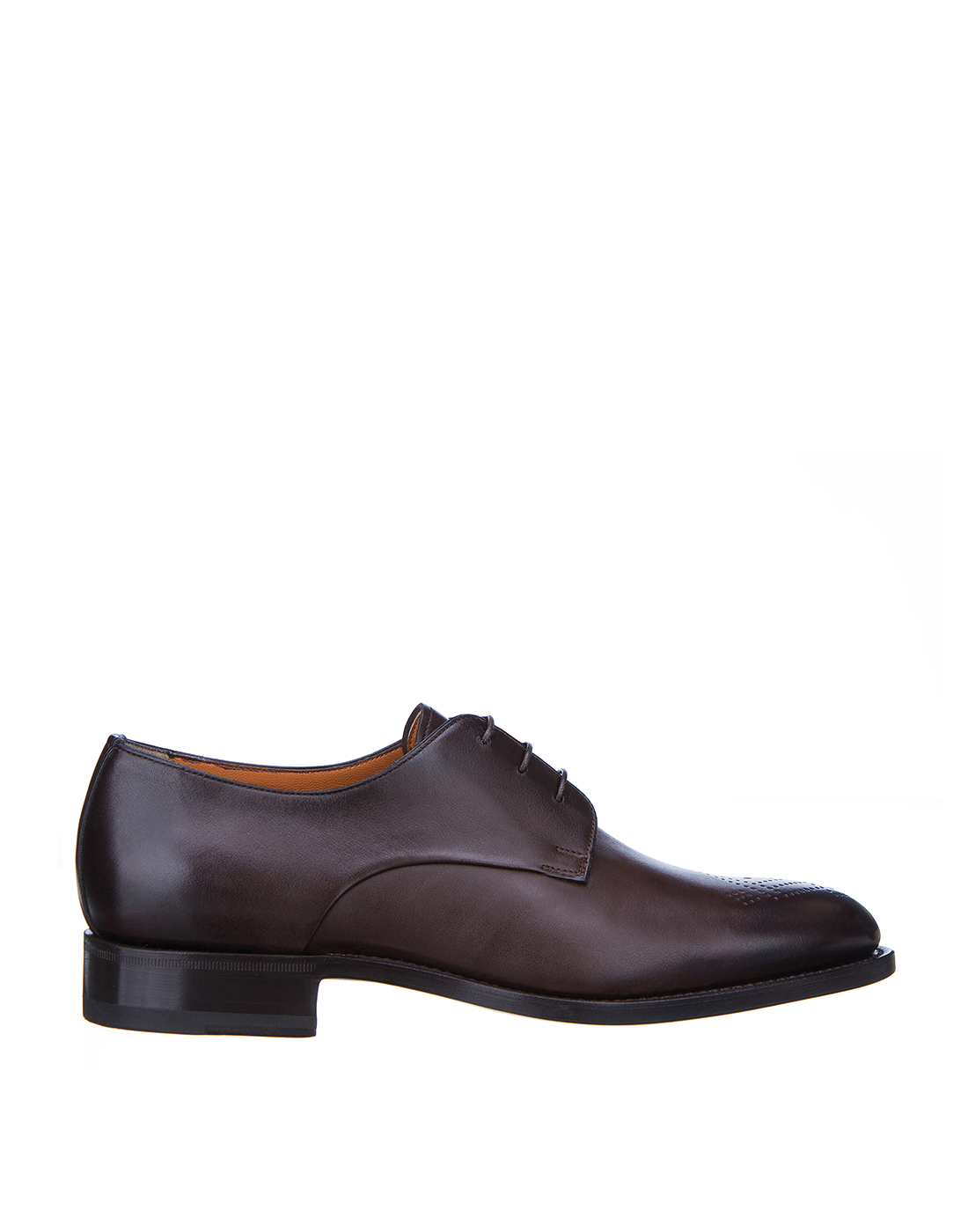 Туфли коричневые мужские Santoni S15949-1