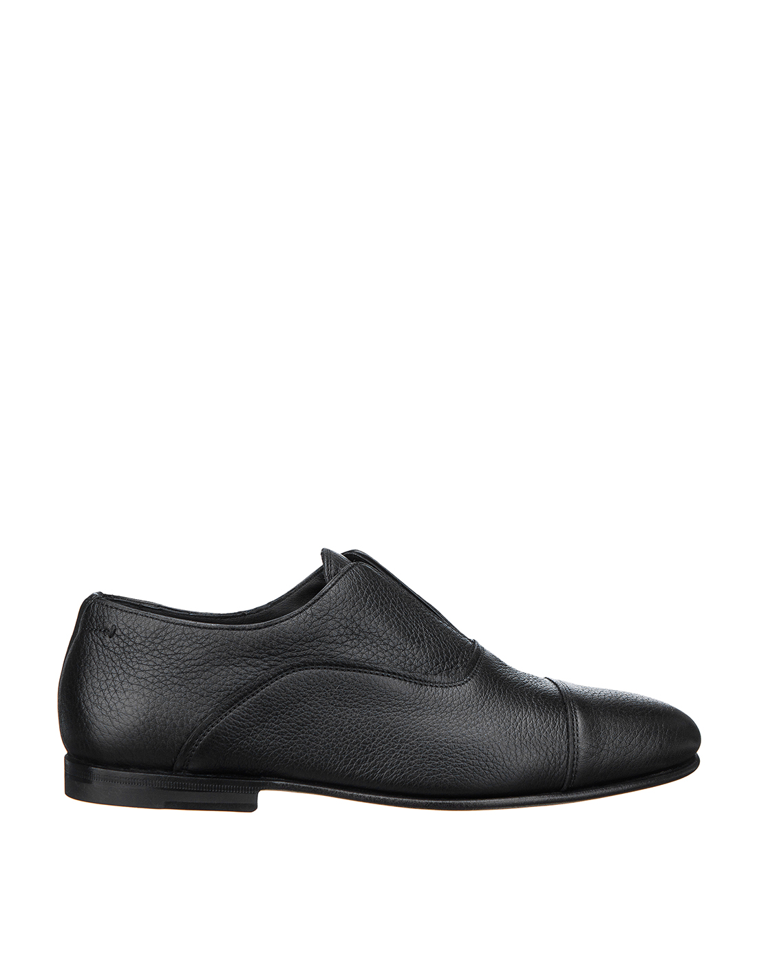 Туфли черные мужские Santoni S15963 - 01-1