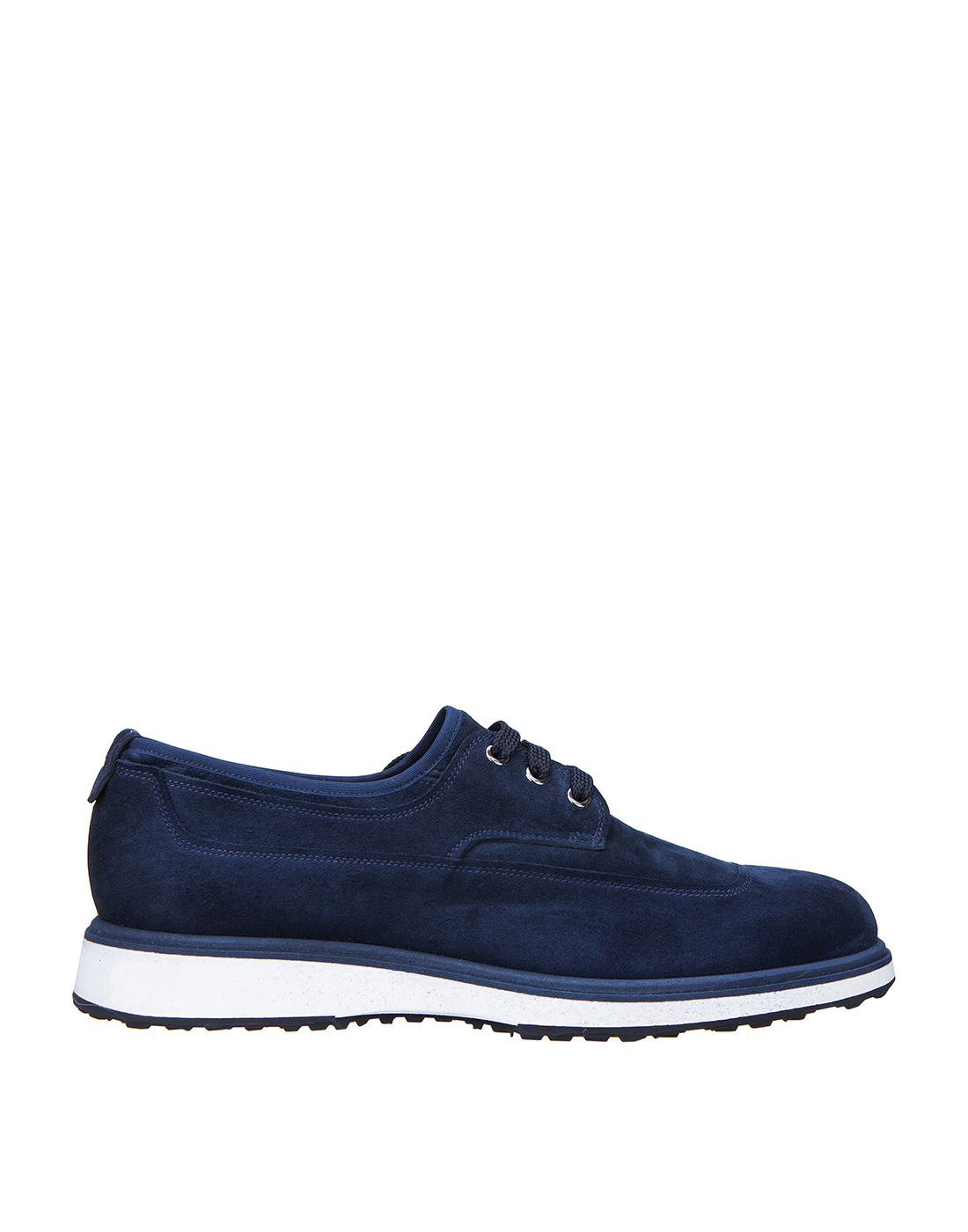 Туфли синие мужские Santoni S16506-1