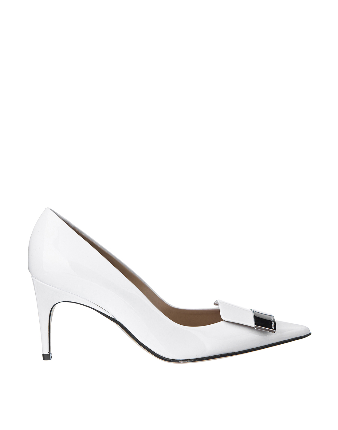 Туфли белые женские Sergio Rossi SA78950-1