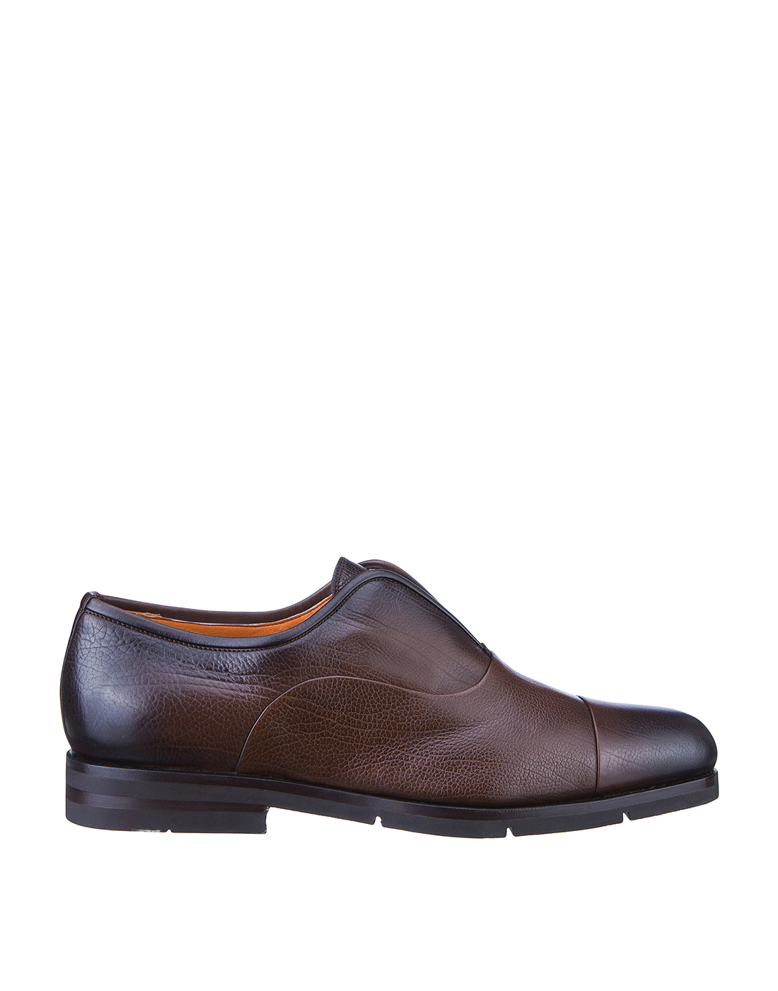 Туфли коричневые мужские Santoni SMCAG16816SI5ECGCS52-1