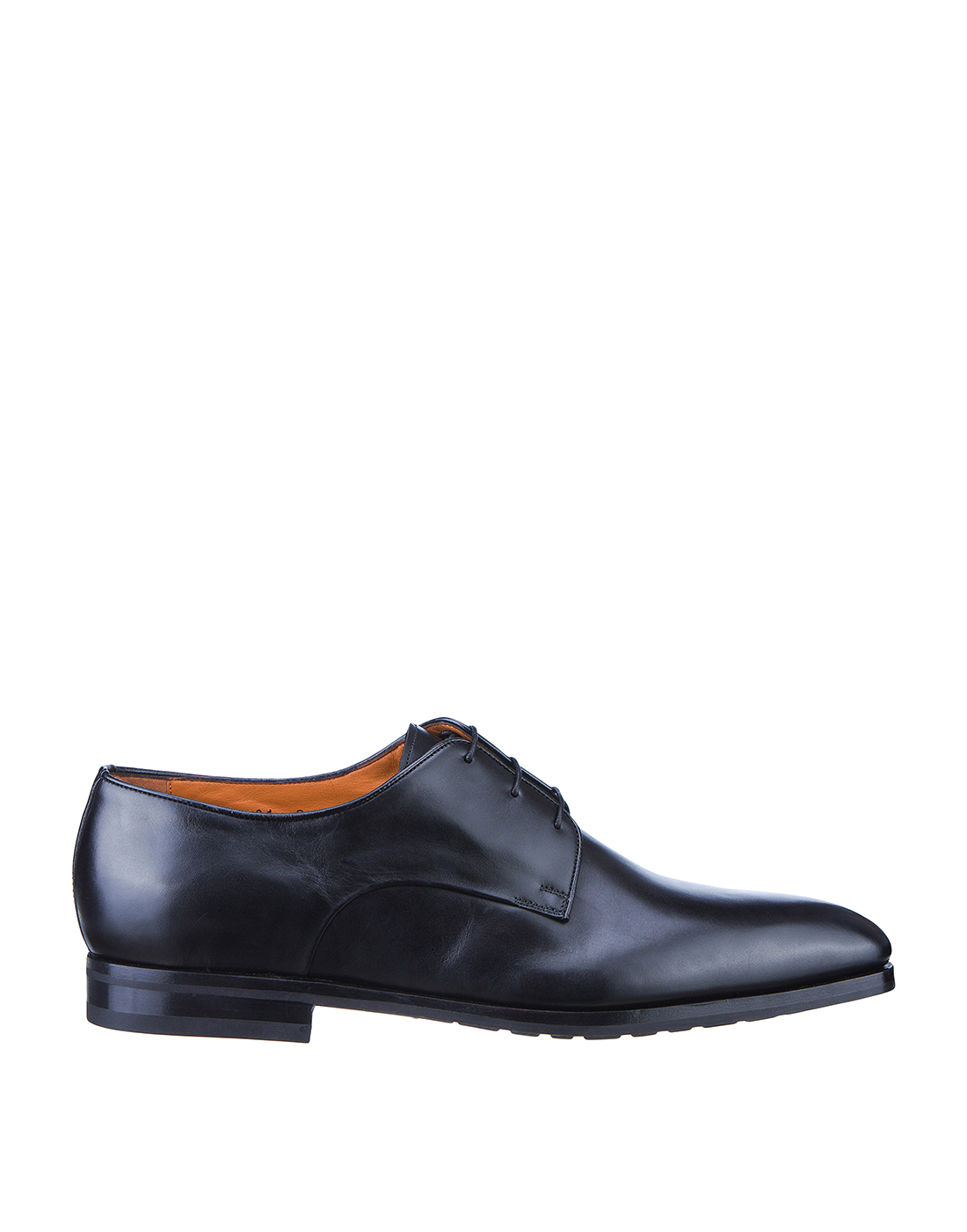 Туфли черные мужские Santoni SMCLG16204SI1ESKTN01-1
