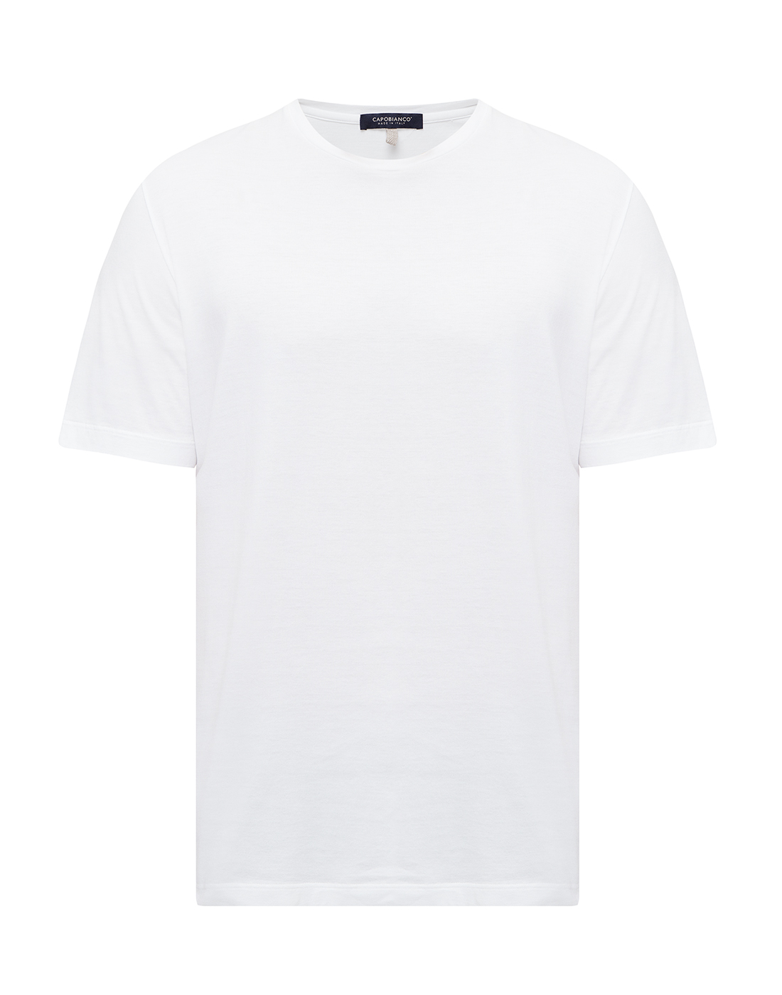Мужская белая футболка Capobianco S4M660.AL01 BIANCO-1