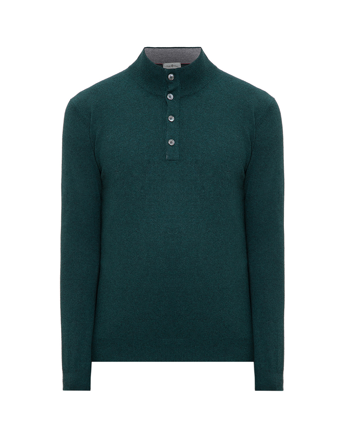 Чоловічий зелений вовняний светр-1