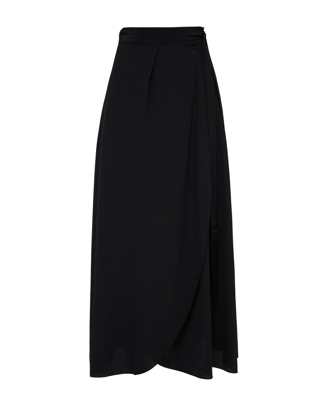 Женская черная шелковая юбка Forte_forte S6050_MY-1