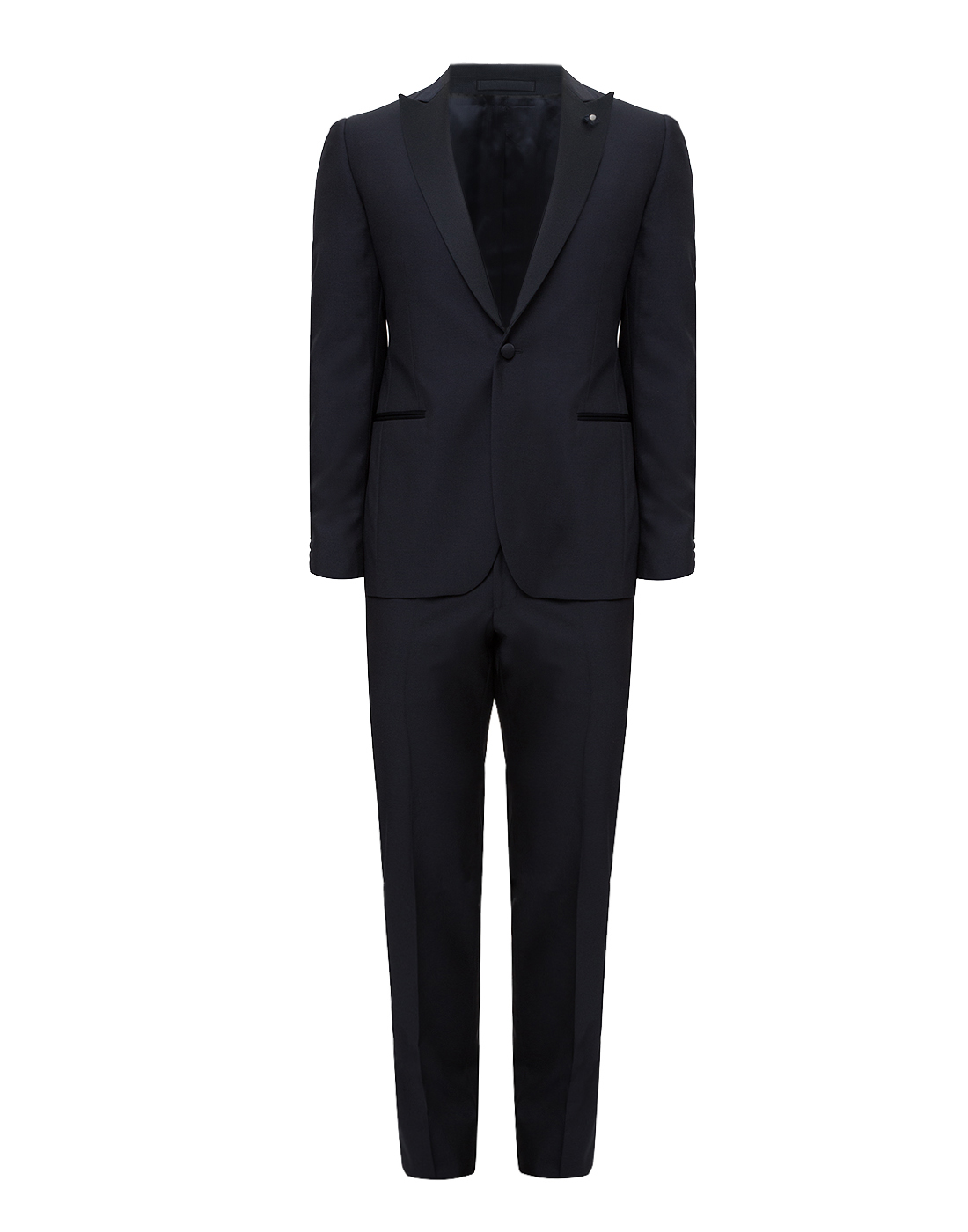Мужской темно-синий костюм (пиджак, брюки) Lardini ST76710E12 ECE48312-1