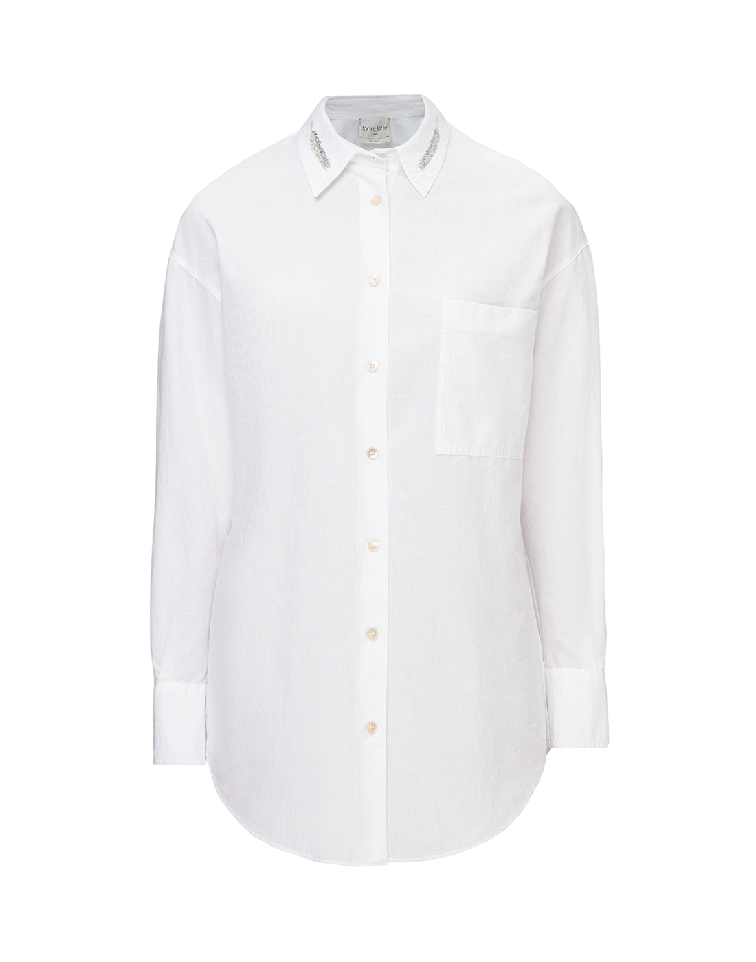 Женская белая рубашка Forte_forte S6789_MY SHIRT-1