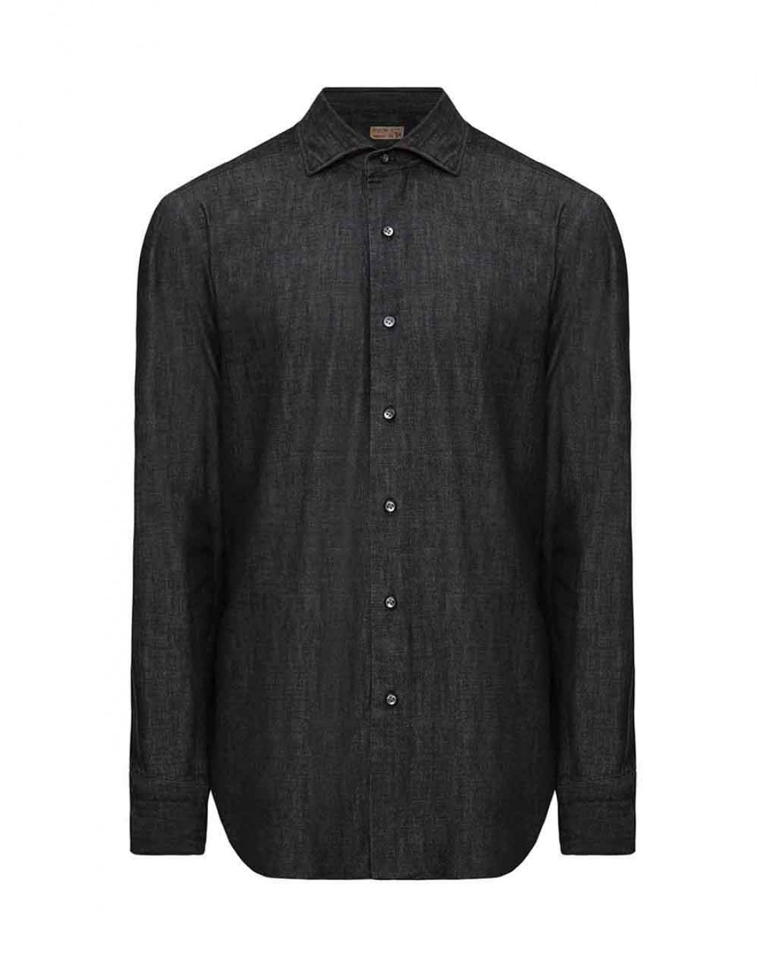 Мужская черная джинсовая рубашка Barba SD2U133608601U-1