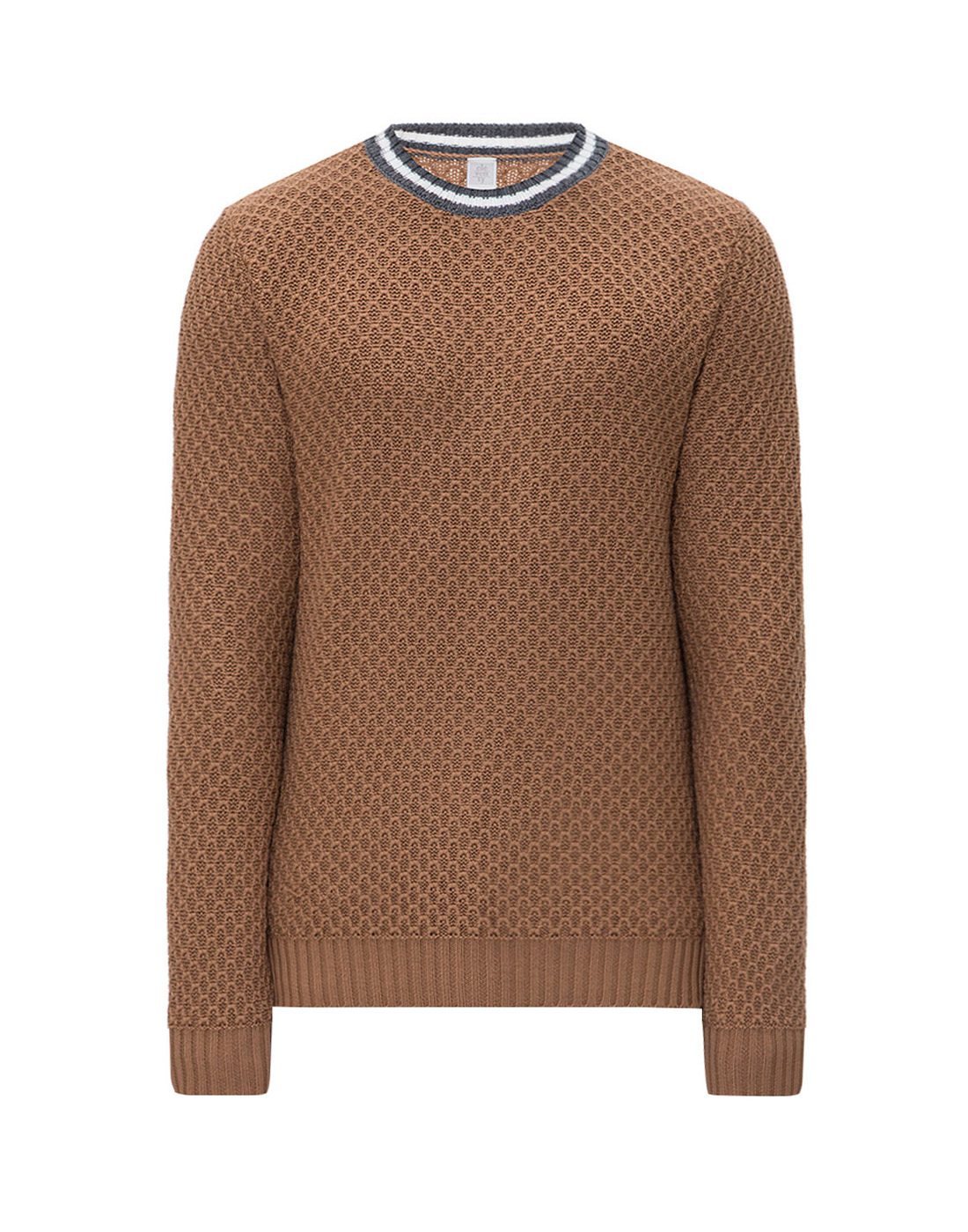 Мужской коричневый шерстяной свитер Eleventy S979MA0448/MAG28027/04A-1