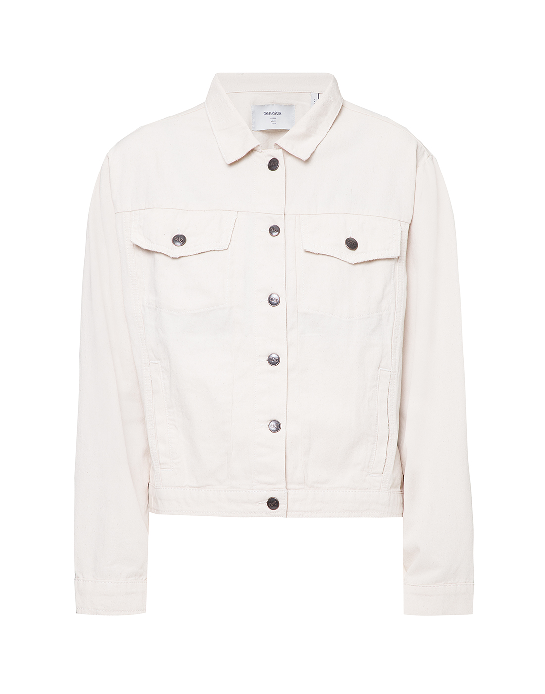 Женская белая куртка Oneteaspoon S22702-1