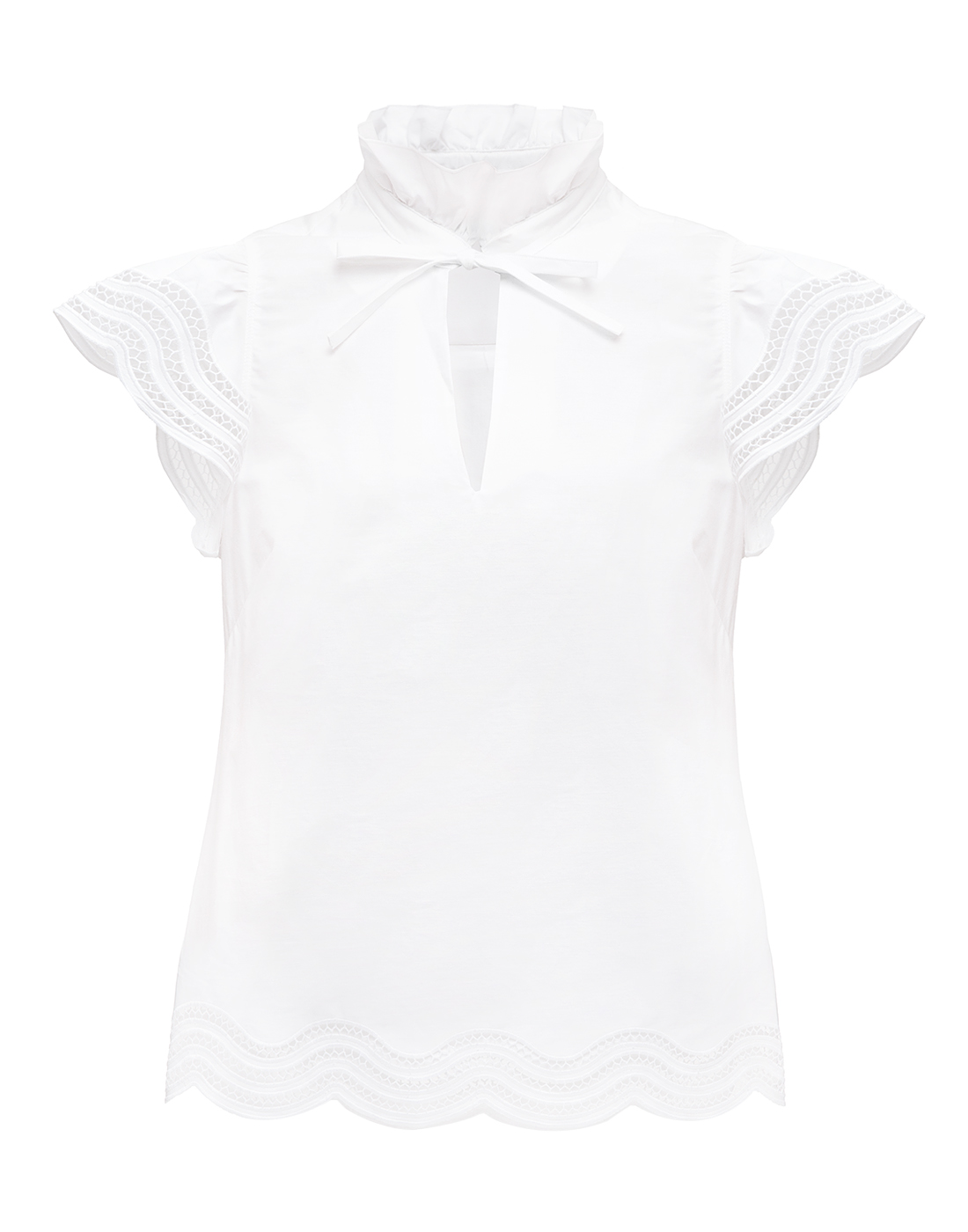Женская белая блуза P.A.R.O.S.H. SD311230-1