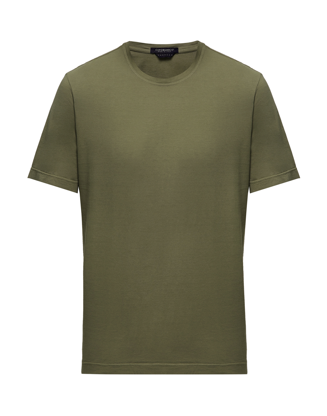 Мужская зеленая футболка Capobianco S8M660.AL01. MUSCHIO-1