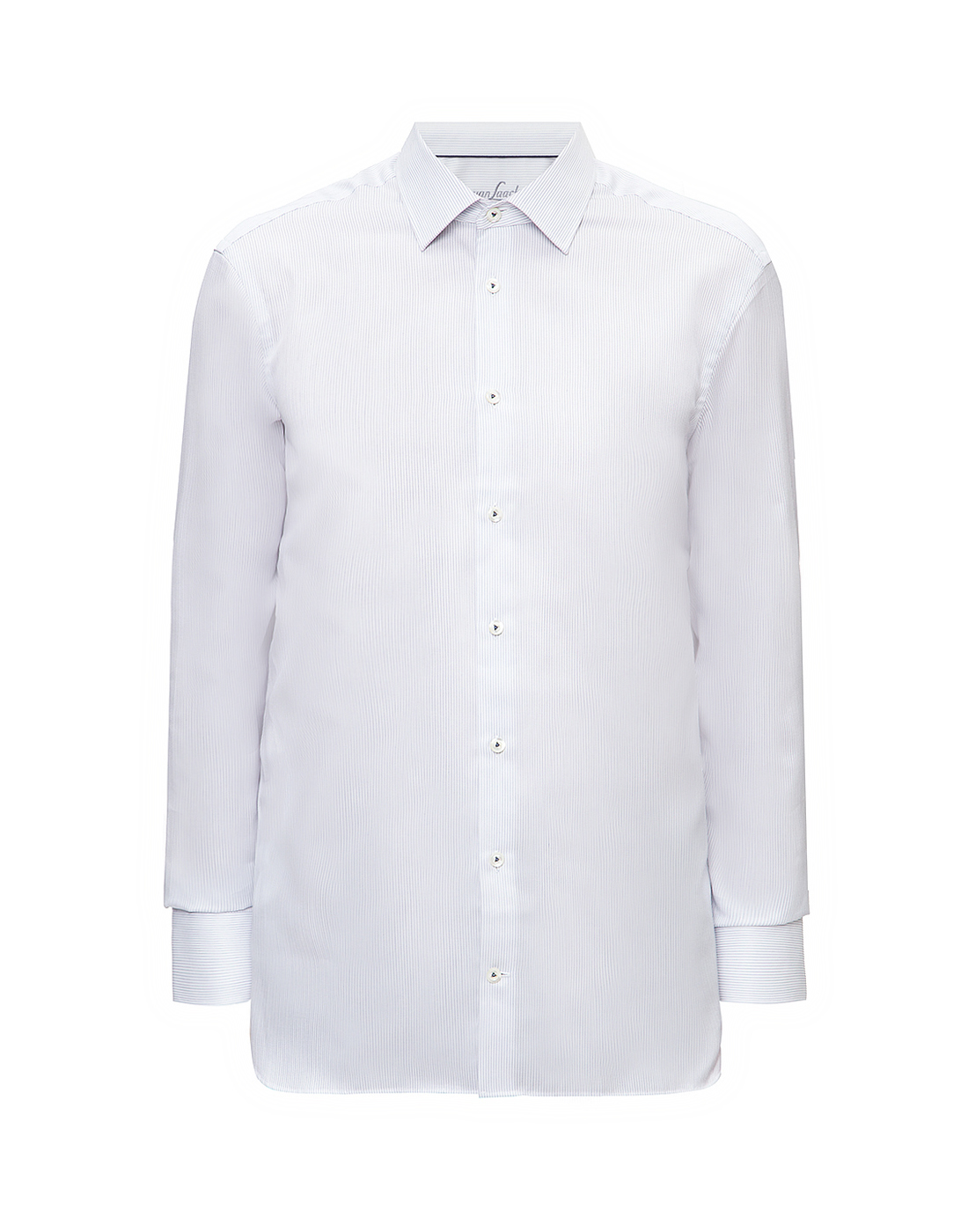 Мужская белая рубашка в полоску Van Laack S151382/780-1