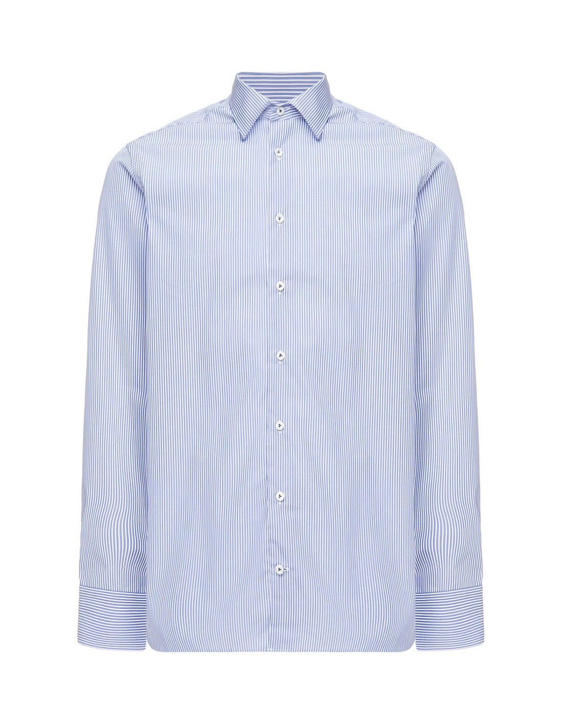 Мужская голубая рубашка в полоску Van Laack S151575/780-1