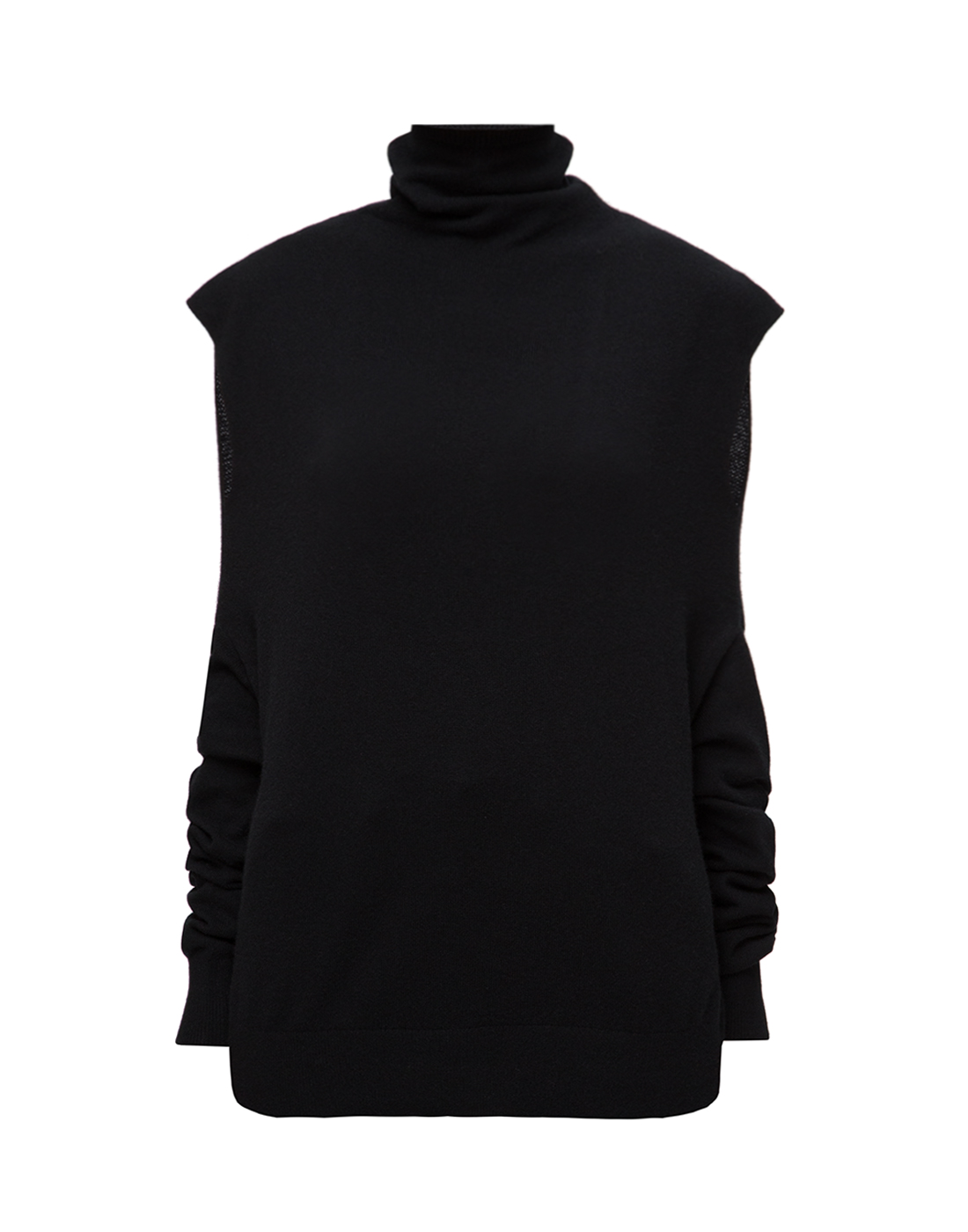 Жіночий чорний светр-трансформер-1