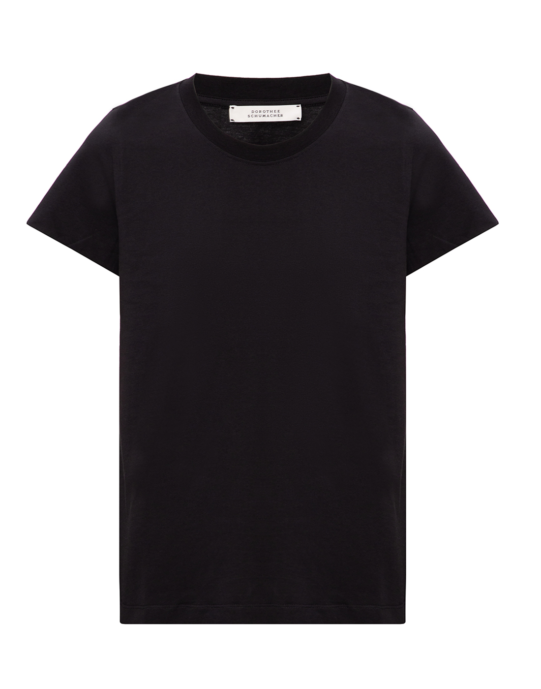 Женская черная футболка Dorothee Schumacher S623001/999-1