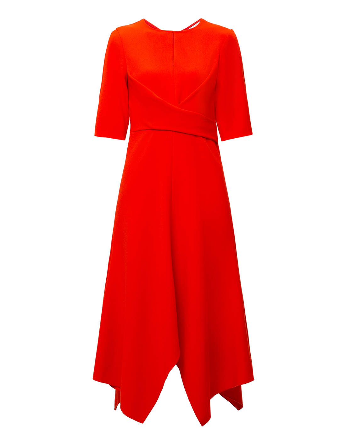 Жіноча червона сукня-1