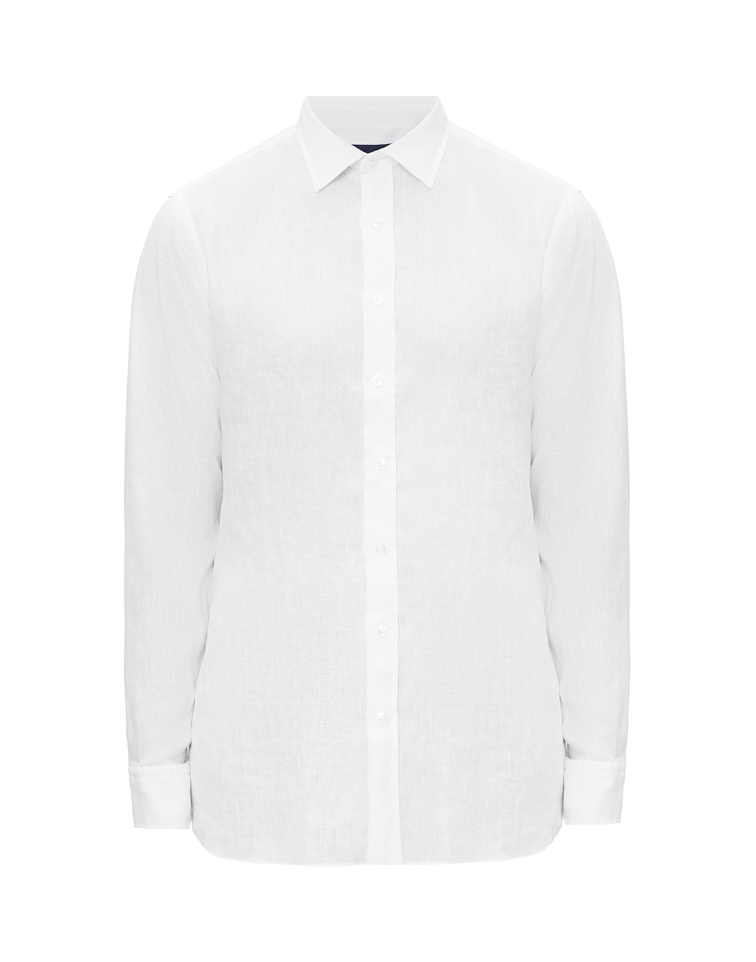 Мужская белая льняная рубашка Lardini SEIDANTE CNC2014 100-1