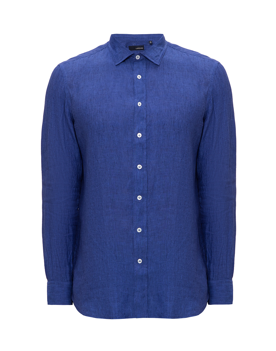 Мужская синяя льняная рубашка Lardini SEIDANTE CNC2014 830-1